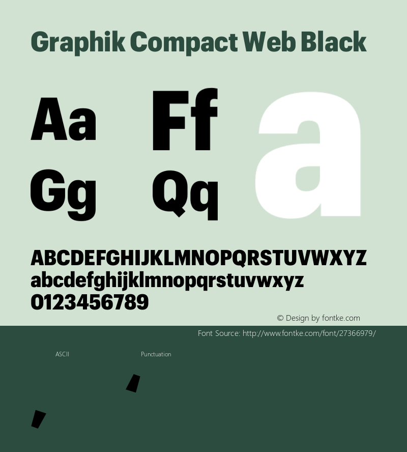 Graphik Compact Web Black Regular Version 1.1 2017 Font Sample