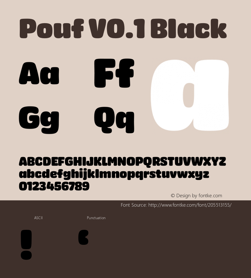 Pouf V0.1 Black Version 0.1 | FøM Demo图片样张