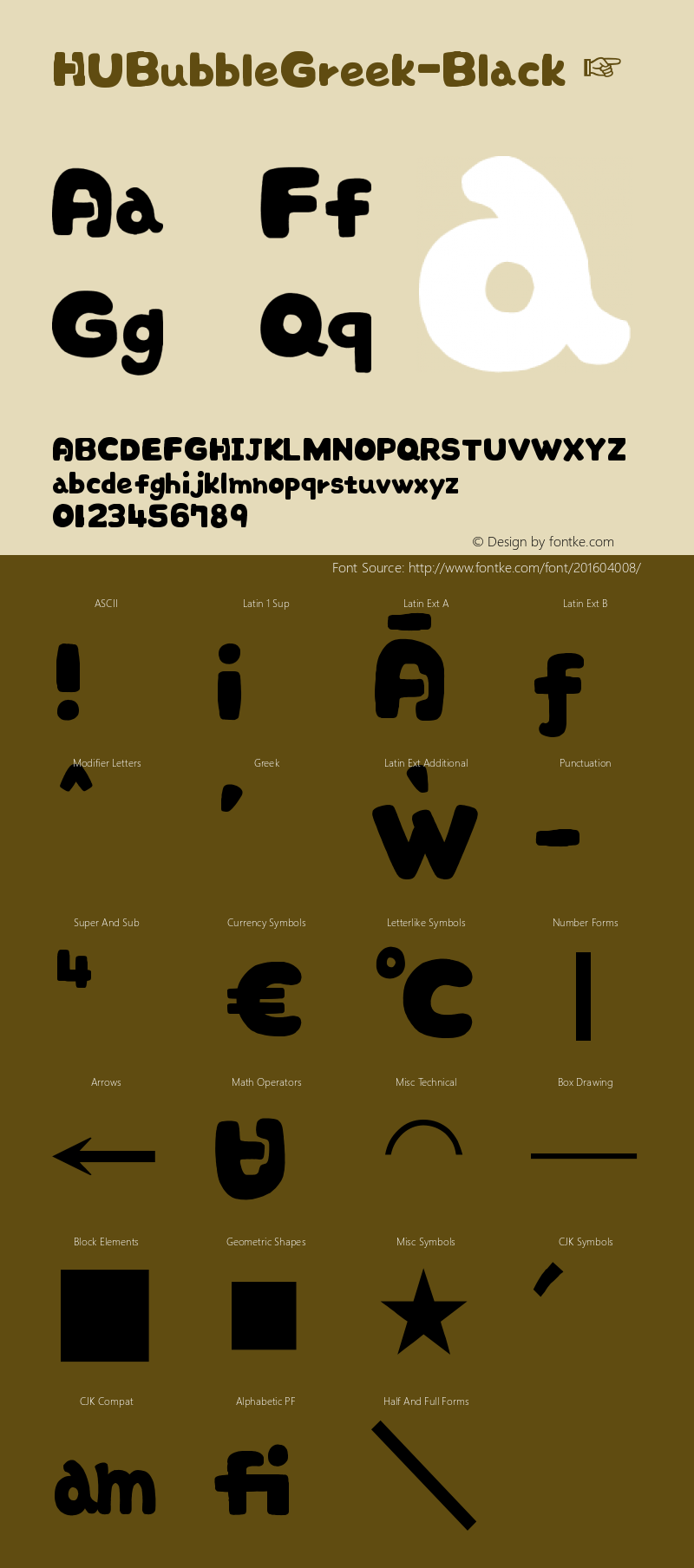 ☞HUBubbleGreek-Black Version 1.00; ttfautohint (v1.5);com.myfonts.easy.heummdesign.hu-bubble.black-greek.wfkit2.version.5CTY图片样张