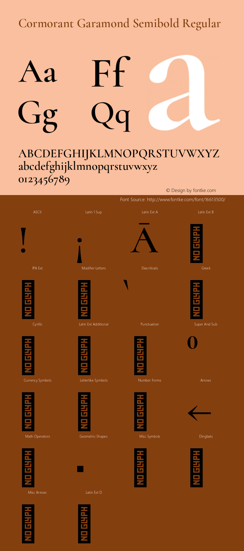 Cormorant Garamond Semibold Regular Version 2.005;PS 002.005;hotconv 1.0.88;makeotf.lib2.5.64775 Font Sample