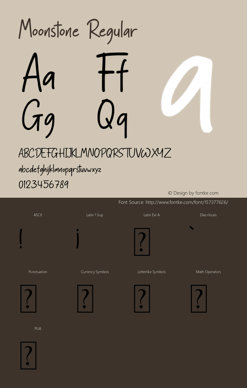 Moonstone Version 1.00;December 5, 2020;FontCreator 13.0.0.2627 64-bit Font Sample