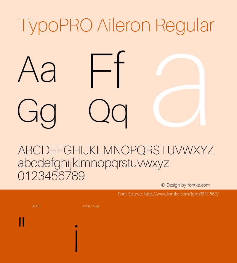 TypoPRO Aileron Regular Version 1.000;PS 001.000;hotconv 1.0.70;makeotf.lib2.5.58329 Font Sample