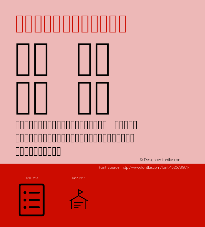 ymdt Version 001.000 Font Sample