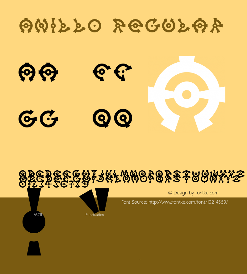 Anillo Regular 001.000 Font Sample