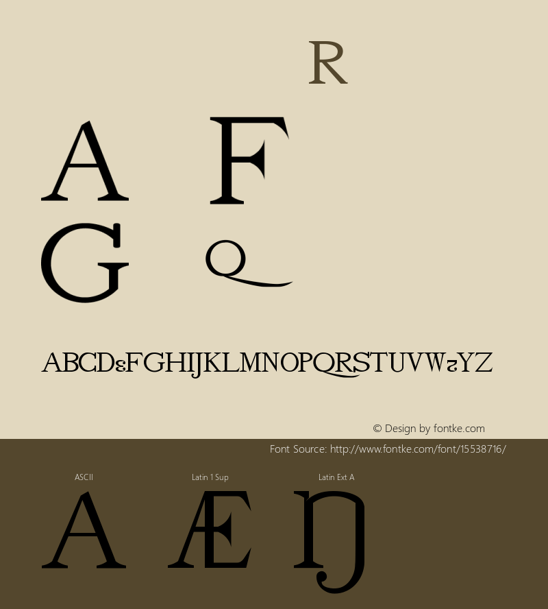 drmdozsc24 Regular Version 001.001 Font Sample