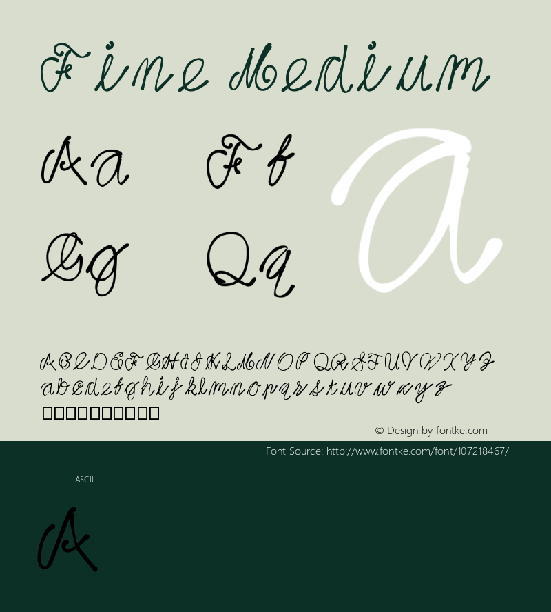 Fine Version 001.000 Font Sample