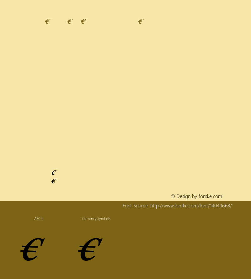 SirenneTextMVB-Euro Italic Version 1.000;PS 001.000;hotconv 1.0.38 Font Sample