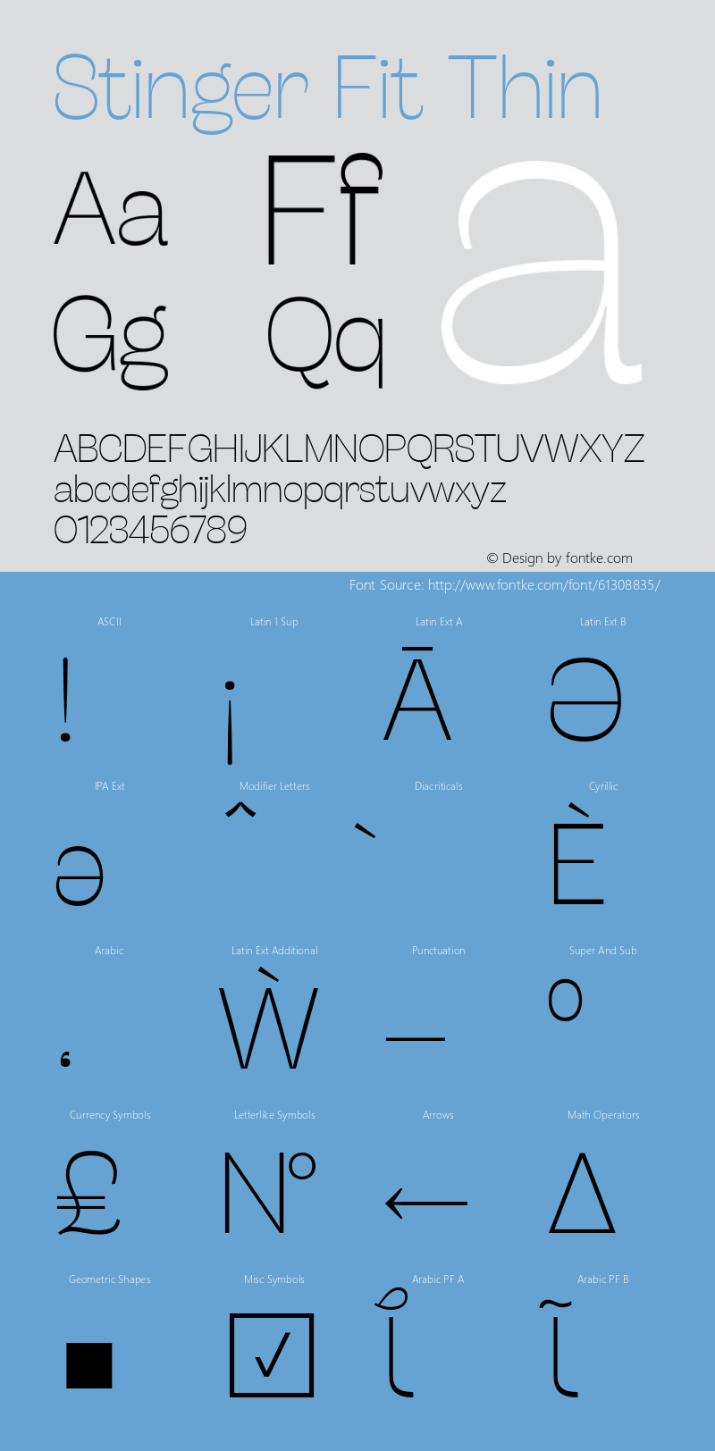 StingerFit-Thin Version 1.006;hotconv 1.0.109;makeotfexe 2.5.65596 Font Sample