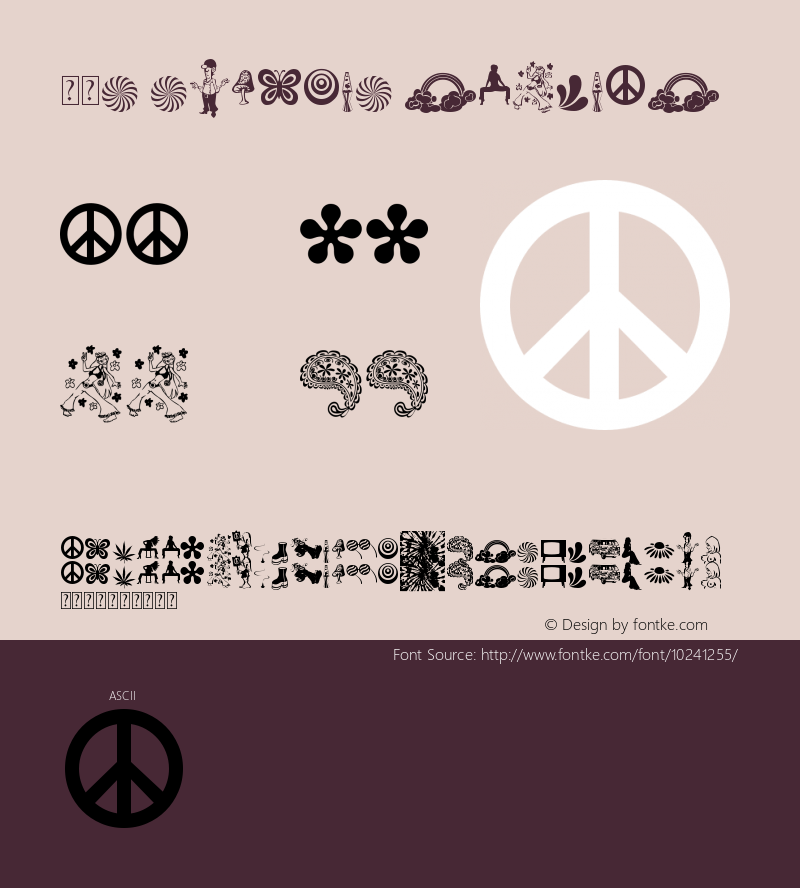 60s Symbols Regular Version 1.00 May 12, 2009, initial release Font Sample