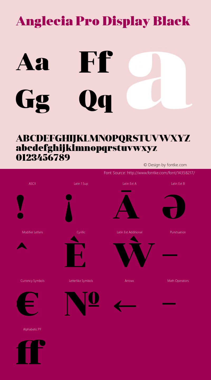 Anglecia Pro Display Black Version 001.000;com.myfonts.konstantynov.anglecia-pro.display-black.wfkit2.47Mn Font Sample