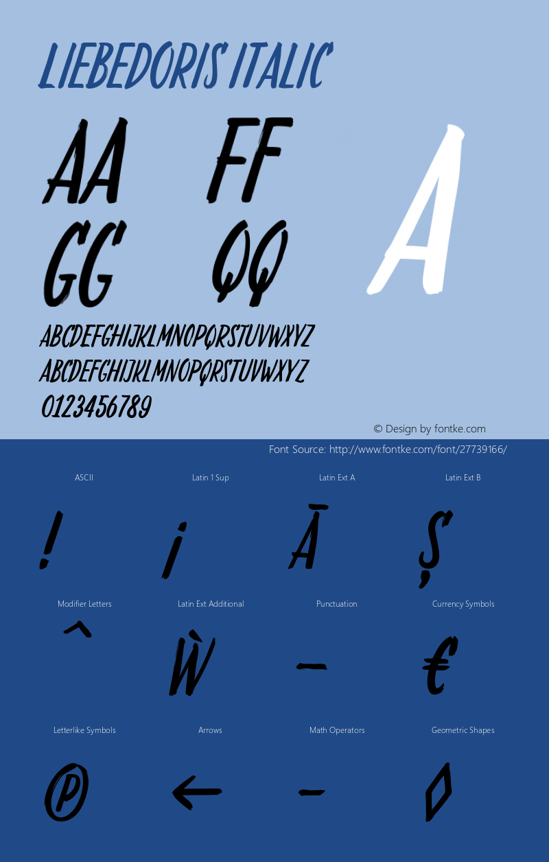 LiebeDoris Italic Version 1.000;PS 001.000;hotconv 1.0.70;makeotf.lib2.5.58329 Font Sample