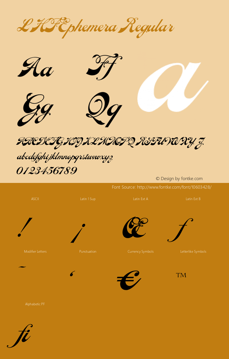 LHFEphemeraRegular ☞ (1.0);com.myfonts.letterheadfonts.lhf-ephemera.regular.wfkit2.3Bkn Font Sample