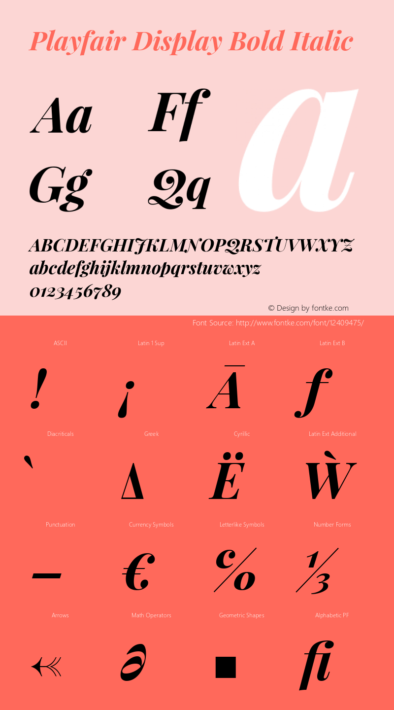 Playfair Display Bold Italic Version 1.005; ttfautohint (v1.2) -l 10 -r 42 -G 200 -x 21 -D latn -f latn -w G -X 