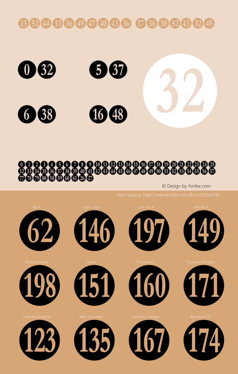 Numberpile Regular OTF 3.000;PS 001.001;Core 1.0.29 Font Sample