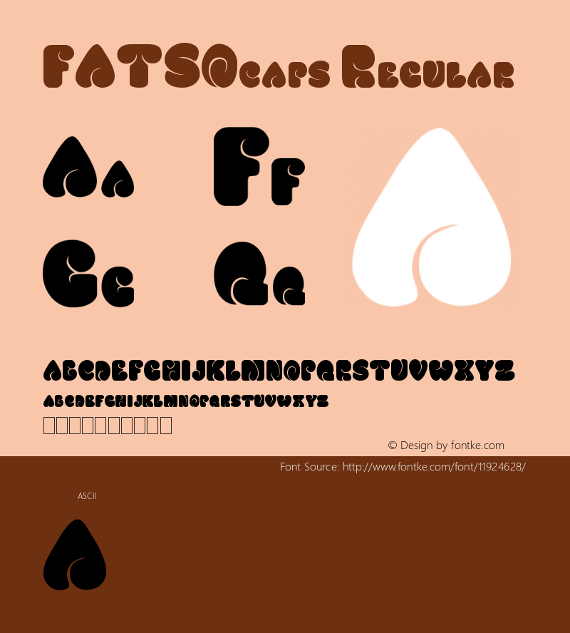 FATSOcaps Regular 001.001 Font Sample