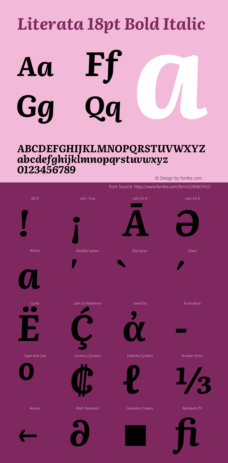 Literata 18pt Bold Italic Version 3.002图片样张