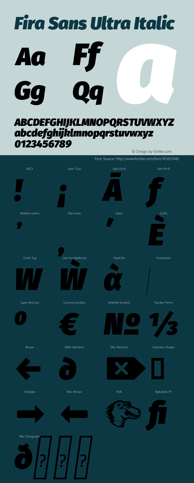 Fira Sans Ultra Italic Version 3.111;PS 003.111;hotconv 1.0.70;makeotf.lib2.5.58329 Font Sample