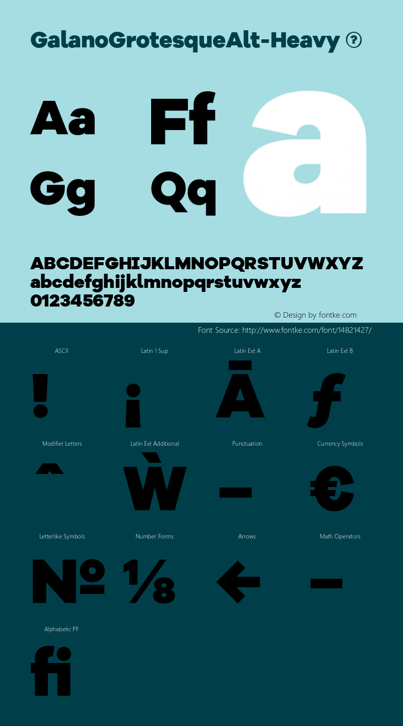 GalanoGrotesqueAlt-Heavy ☞ Version 1.000;PS 001.000;hotconv 1.0.70;makeotf.lib2.5.58329;com.myfonts.easy.rene-bieder.galano-grotesque.alt-heavy.wfkit2.version.4k2Q Font Sample