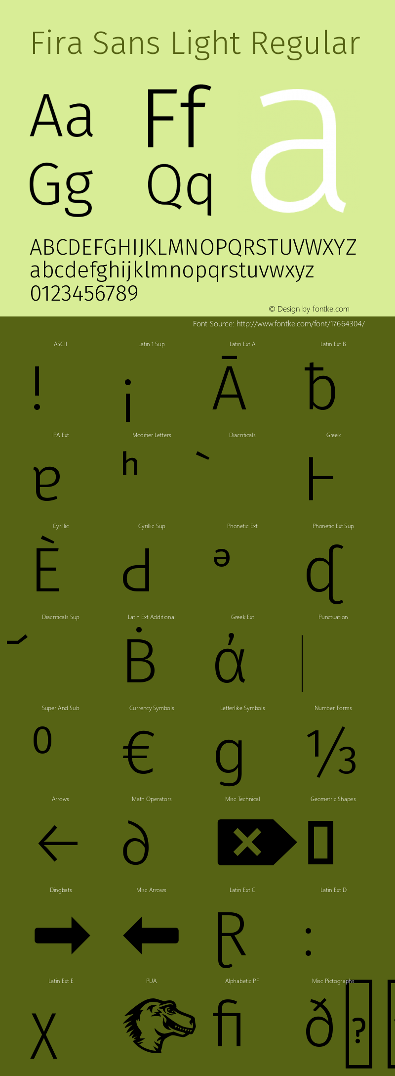 Fira Sans Light Regular Version 4.102;PS 004.102;hotconv 1.0.70;makeotf.lib2.5.58329 Font Sample