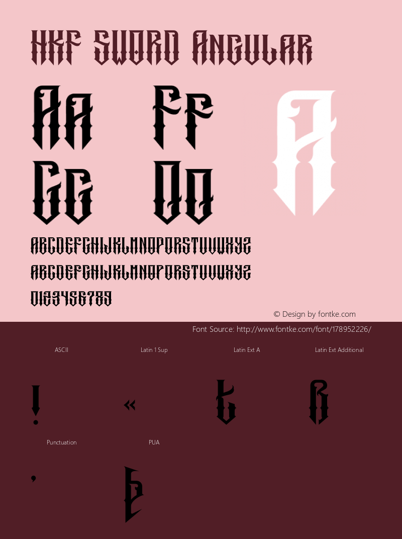 HKF SWORD Angular Version 1.000;hotconv 1.0.109;makeotfexe 2.5.65596图片样张