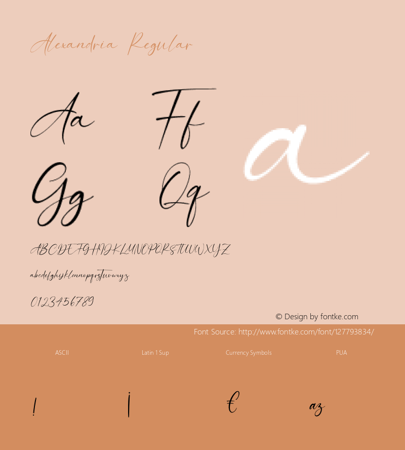 Alexandria Version 1.00;November 5, 2020;FontCreator 12.0.0.2563 64-bit Font Sample