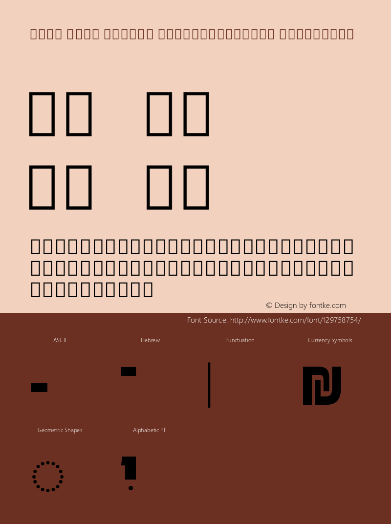 Noto Sans Hebrew ExtraCondensed ExtraBold Version 3.000; ttfautohint (v1.8.3) -l 8 -r 50 -G 200 -x 14 -D hebr -f none -a qsq -X 