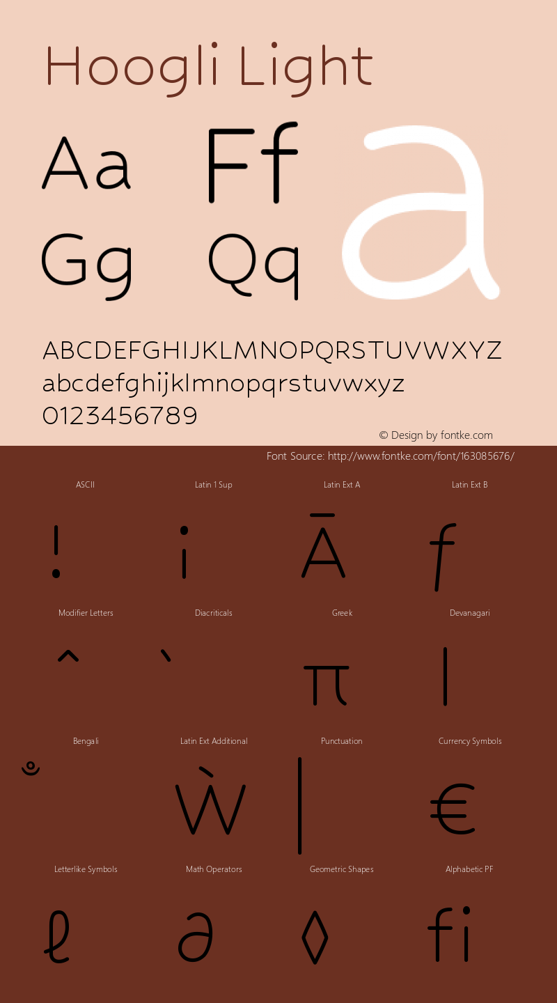 Hoogli Light Version 1.00;August 21, 2019;FontCreator 12.0.0.2521 64-bit Font Sample