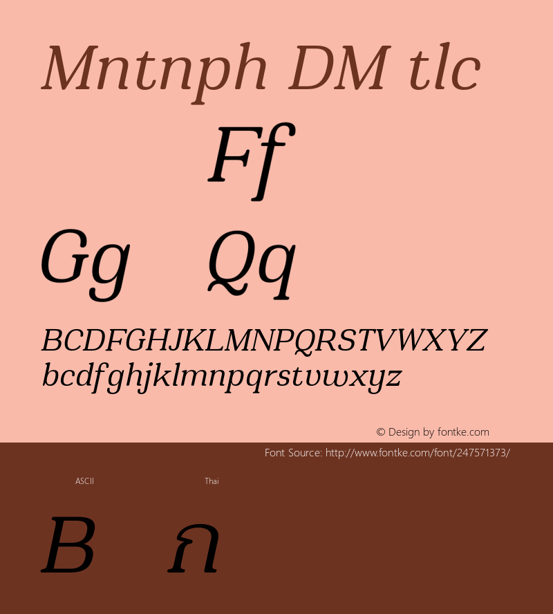 Montnapha DEMO Italic Version 1.000;Glyphs 3.1.2 (3151)图片样张