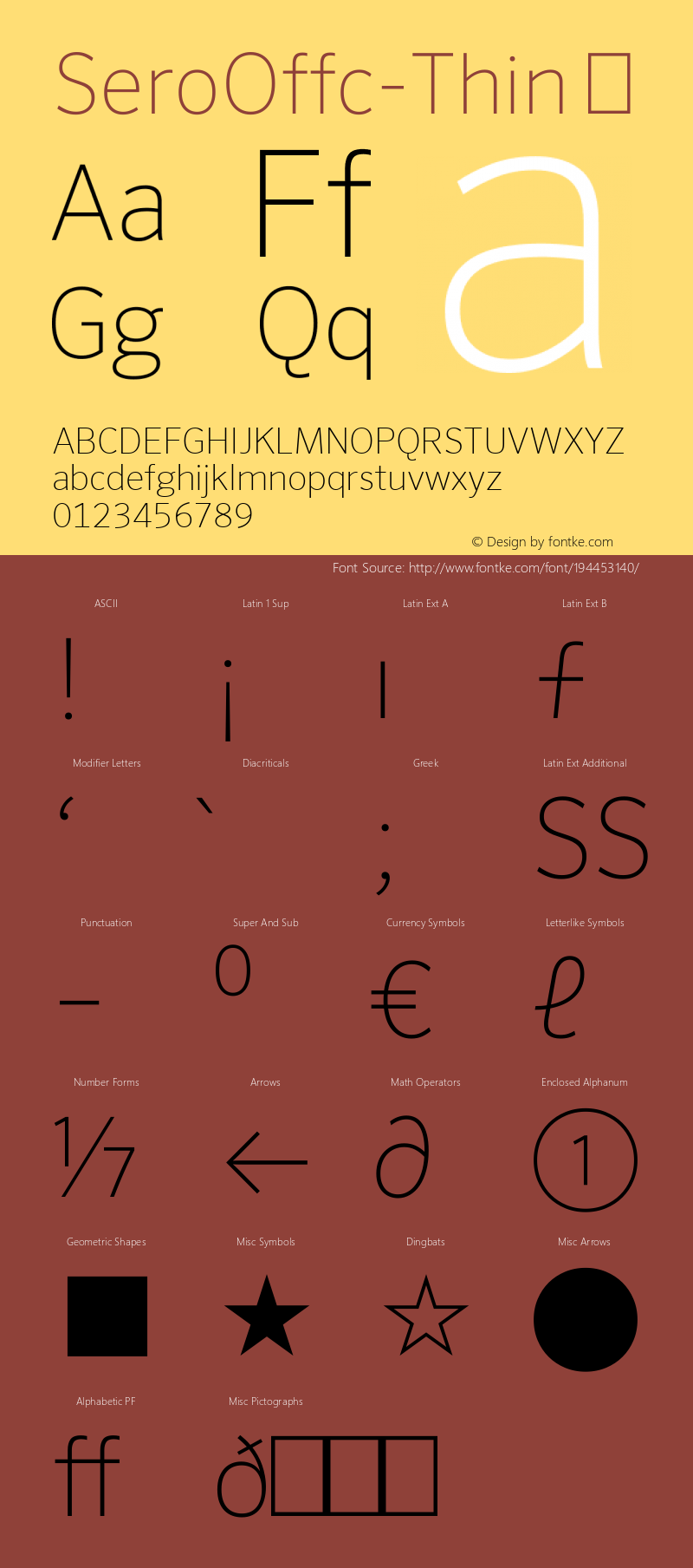 ☞Sero Offc Thin Version 7.504; 2011; Build 1022;com.myfonts.easy.fontfont.sero.offc-thin.wfkit2.version.3YPz图片样张