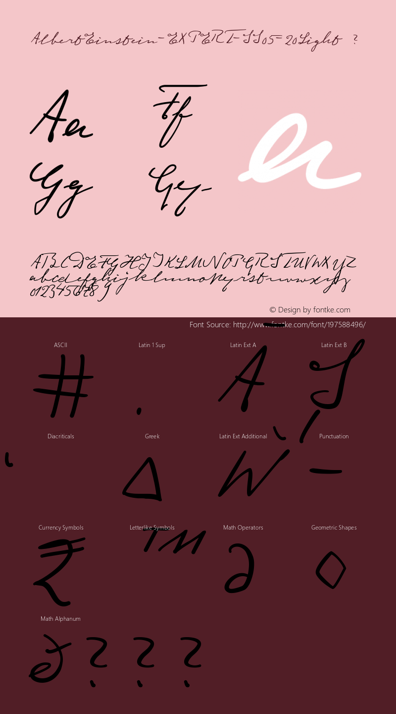 ☞Albert Einstein StylisticSet-05 20 Light Version 1.040;com.myfonts.easy.harald-geisler.albert-einstein.stylistic-set-05-20-light.wfkit2.version.4NU3图片样张