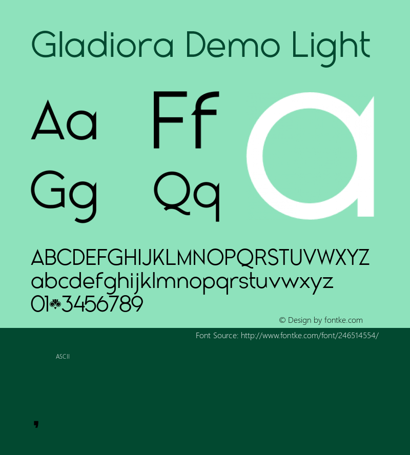 GladioraDemo-Light Version 1.000图片样张