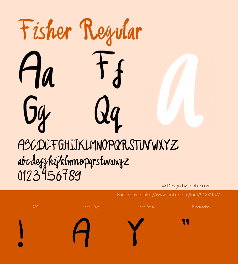 Fisher Version 1.002;Fontself Maker 3.5.4 Font Sample