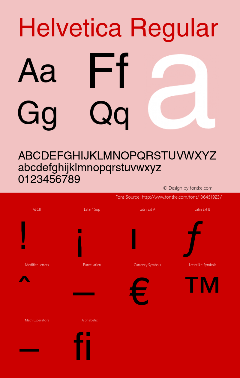 Helvetica 003.001图片样张