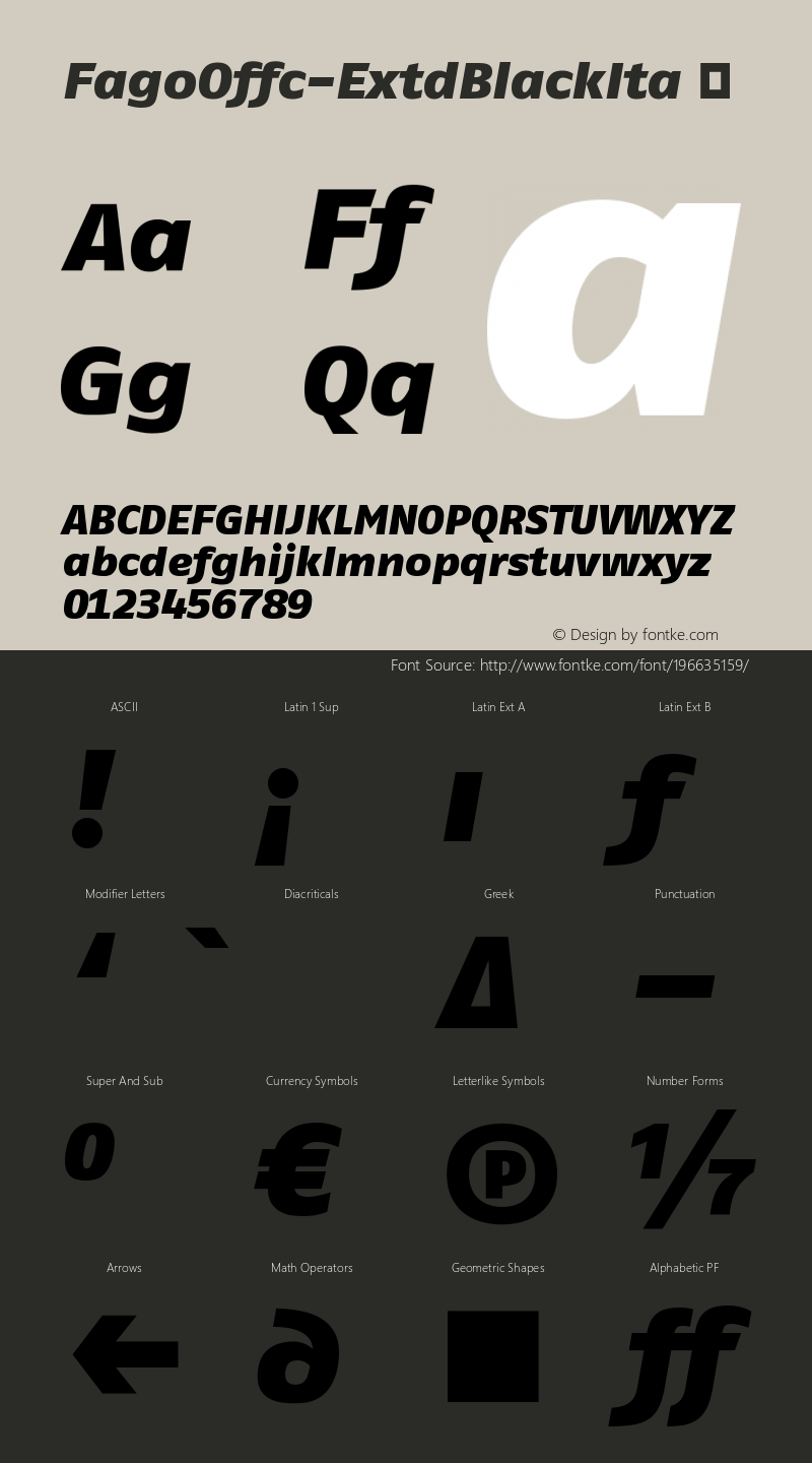 ☞Fago Offc Extd Black Italic Version 7.504; 2009; Build 1020; ttfautohint (v1.5);com.myfonts.easy.fontfont.fago-office.offc-extended-black-italic.wfkit2.version.3XZY图片样张