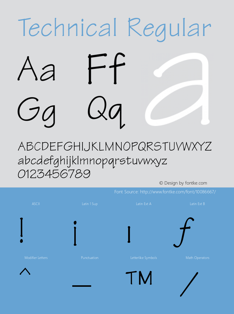 Technical Regular Weatherly Systems, Inc.  6/15/95 Font Sample