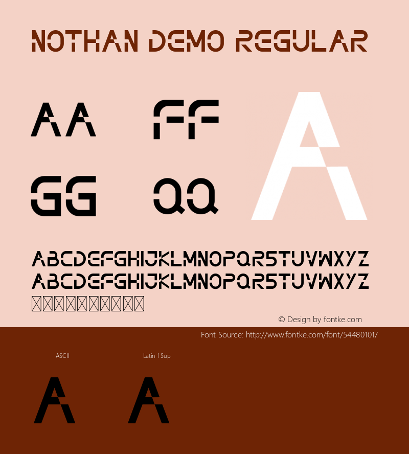 NOTHAN DEMO Version 1.002;Fontself Maker 3.2.2 Font Sample