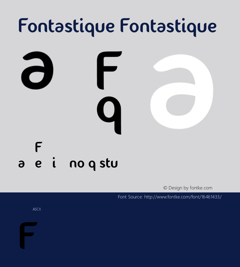 Fontastique Fontastique Unknown Font Sample