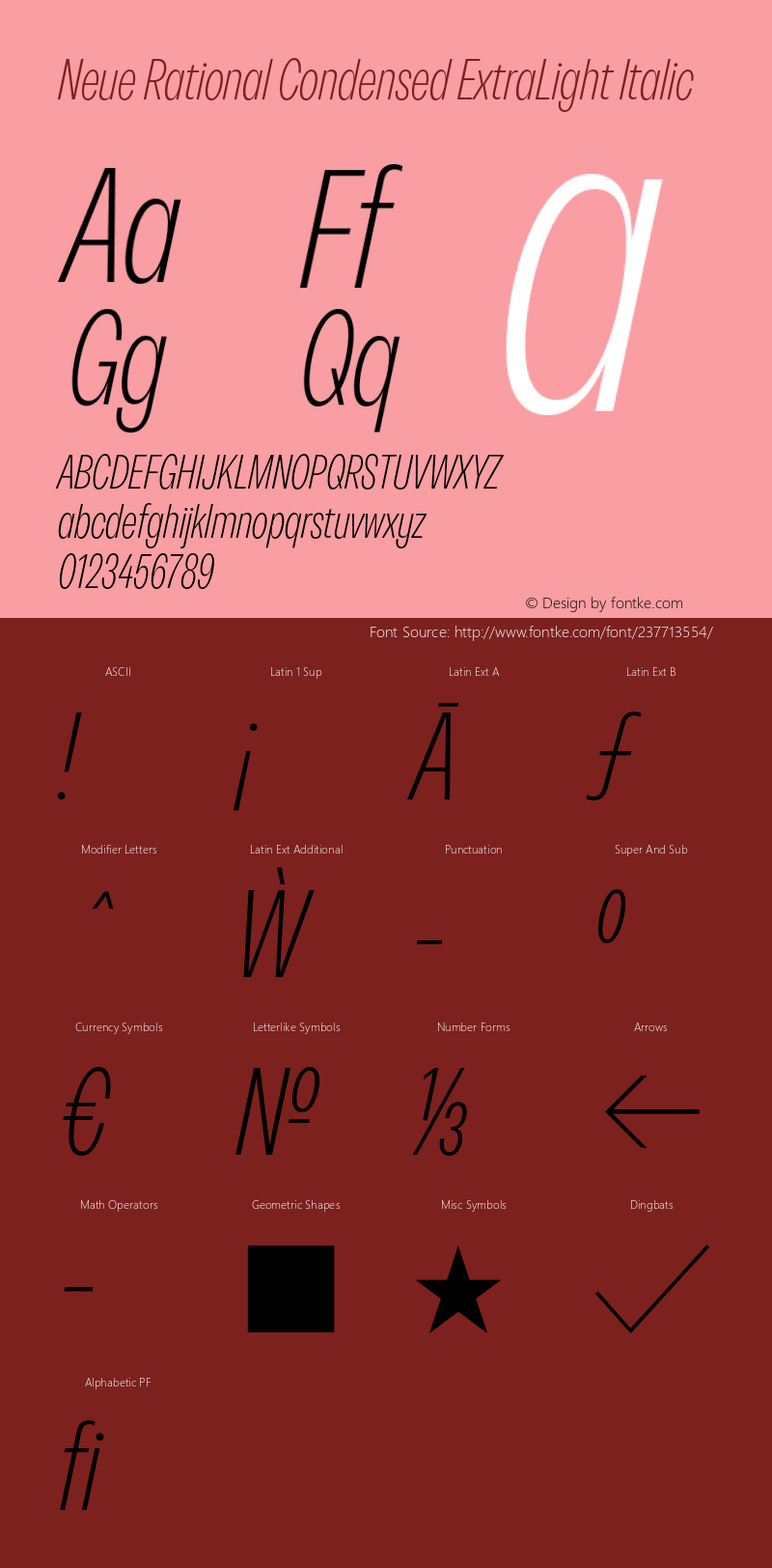 NeueRational-CondensedExtraLightItalic Version 1.000图片样张