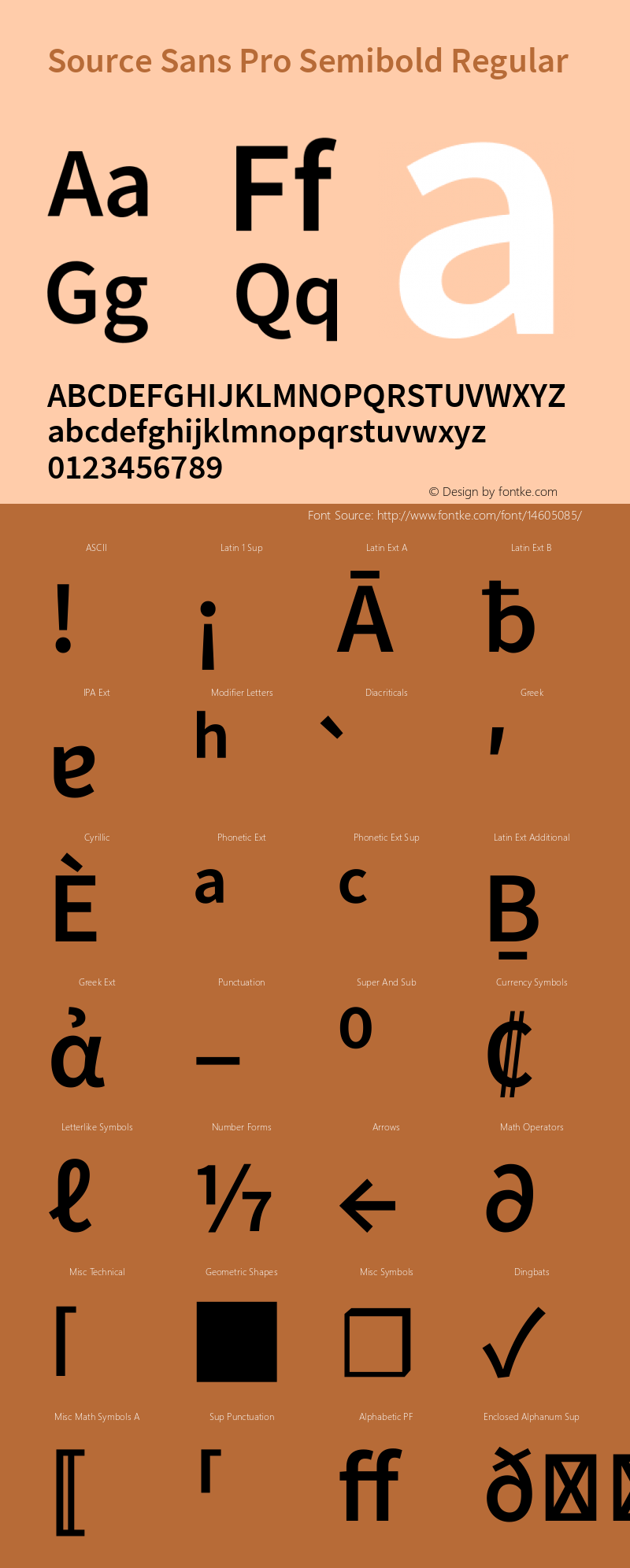 Source Sans Pro Semibold Regular Version 2.010;PS Version 2.0;hotconv 1.0.78;makeotf.lib2.5.61930 Font Sample