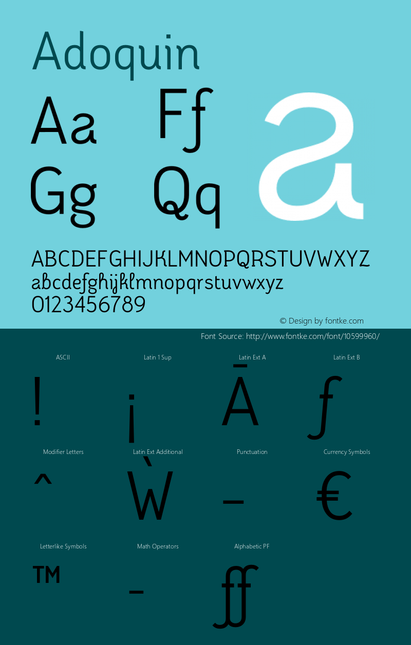 Adoquin ☞ Version 1.1;com.myfonts.juan-jose-lopez.adoquin.regular.wfkit2.4f7E Font Sample