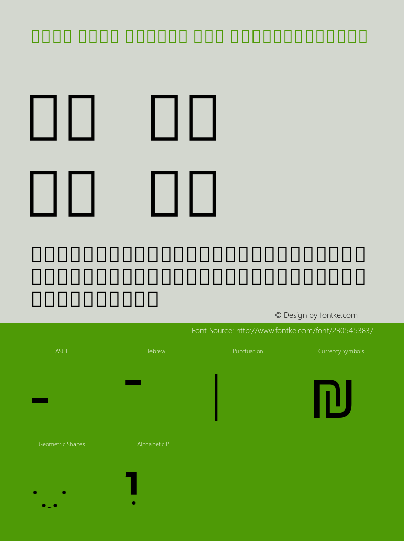 Noto Sans Hebrew New SemiCondensed Version 3.001; ttfautohint (v1.8) -l 8 -r 50 -G 200 -x 14 -D hebr -f none -a qsq -X 