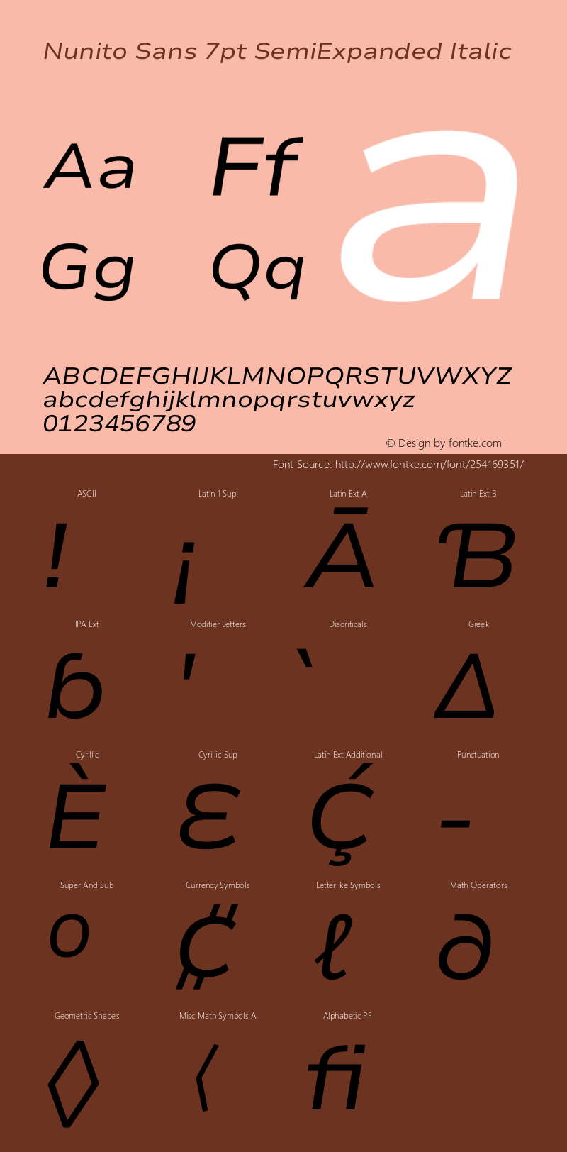 Nunito Sans 7pt SemiExpanded Italic Version 3.101;gftools[0.9.27]图片样张