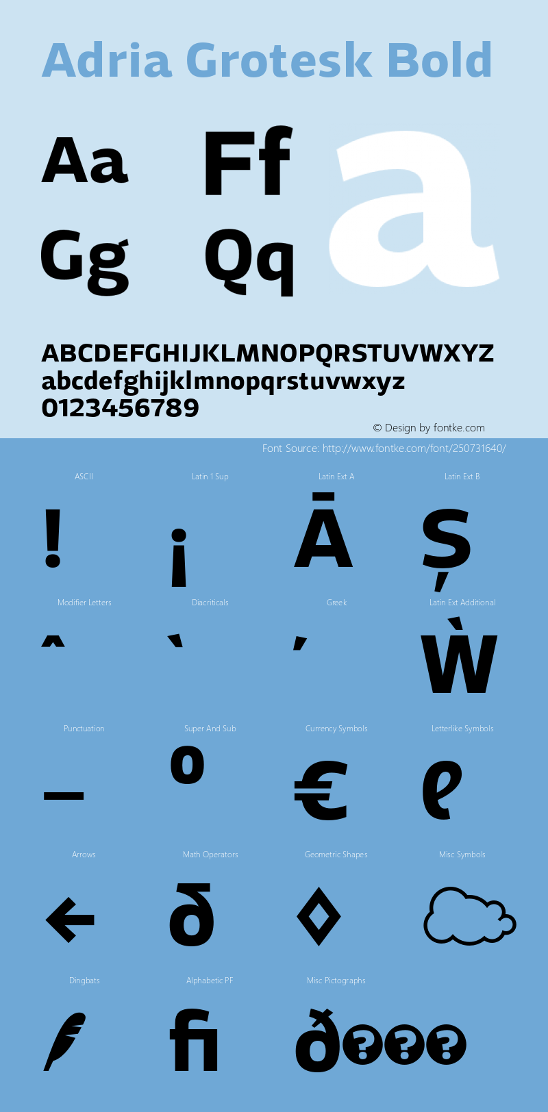 Adria Grotesk Bold Version 1.001;PS 001.001;hotconv 1.0.70;makeotf.lib2.5.58329图片样张