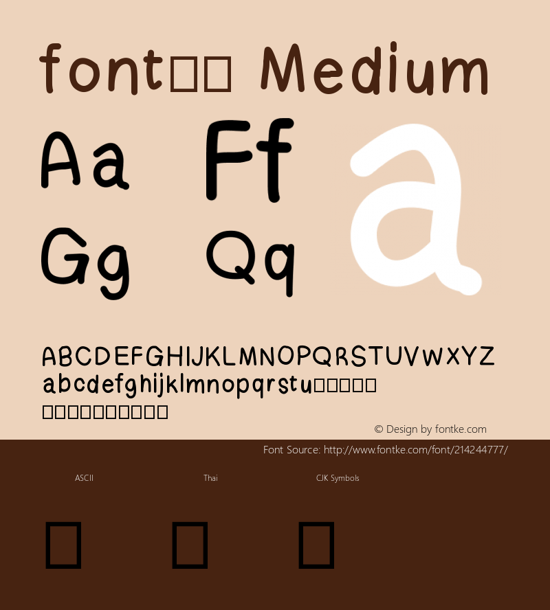 font01 Version 001.000图片样张