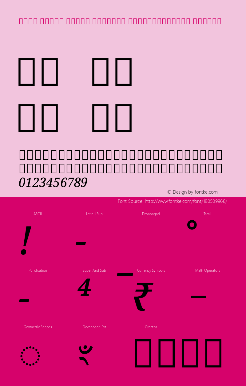 Noto Serif Tamil Slanted SemiCondensed Medium Version 2.001图片样张