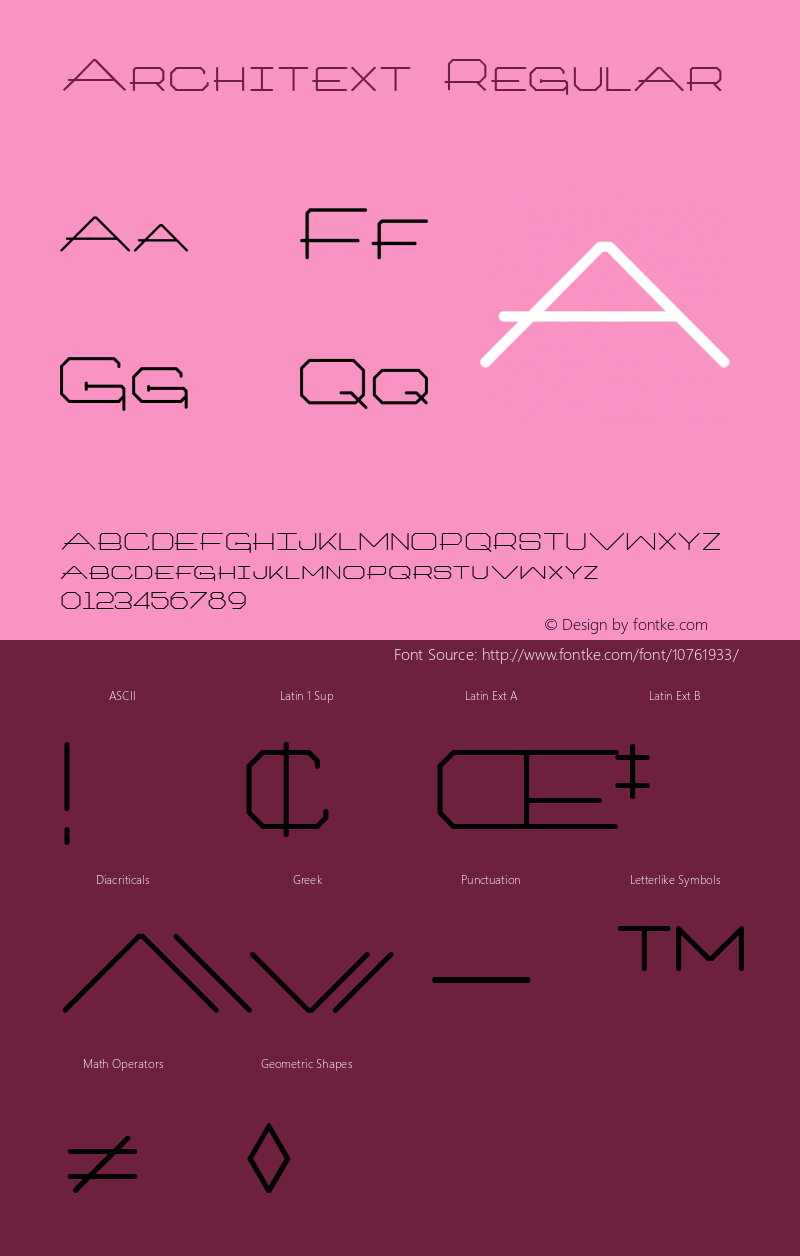 Architext Regular Altsys Metamorphosis:4/9/92 Font Sample