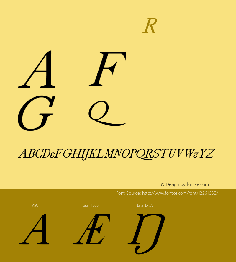 drmdozitsc10 Regular Version 001.001 Font Sample