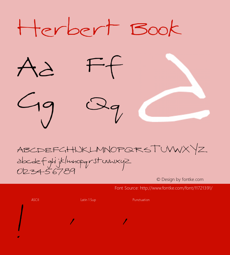 Herbert Book Version The Pursuit 170 Remi Font Sample