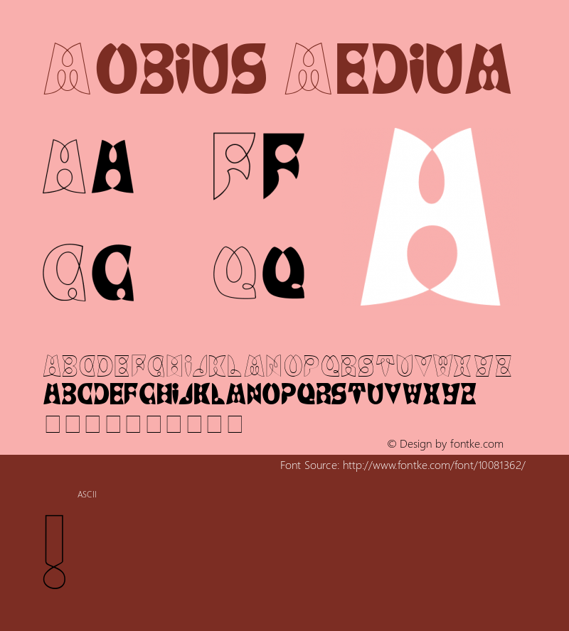 Mobius Medium Unknown Font Sample