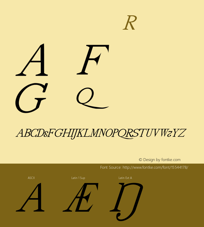 drmdozittc24 Regular Version 001.001 Font Sample